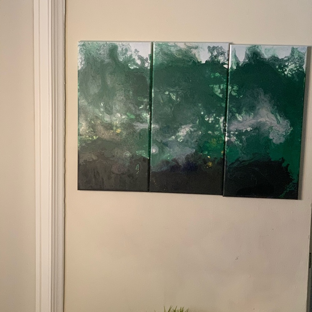 Pour Painting Swamp Thang